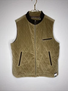 Neu Herren Patrick James braun gesteppt Cord Große L - Bild 1 von 9