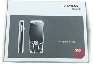 Siemens S65 - Steel Black (Ohne Simlock) Handy- Zustand sehr gut - Bild 1 von 7