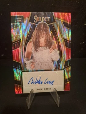 Nikki Cross WWE Silver Flash Prizm Autograph SP Panini Select 2024 - Image 1 of 2