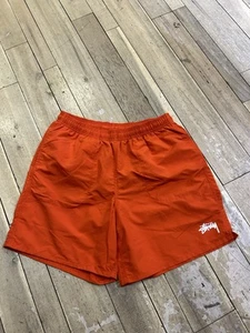 Size S - Stussy Water Short Big Basic Bright Orange - Cayenne - Picture 1 of 7