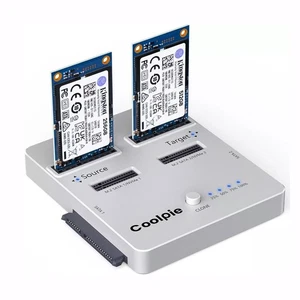 NVME/SATA 3 in 1 SSD Cloner Offline Clone M.2 Cloner fr M.2 NVME/SATA mSATA SATA - Picture 1 of 12
