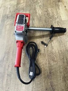 Milwaukee 1675-1 Hole Hawg 1/2" H -Duty Corded Drill w Pipe Handle Chuck w Key  - Picture 1 of 10