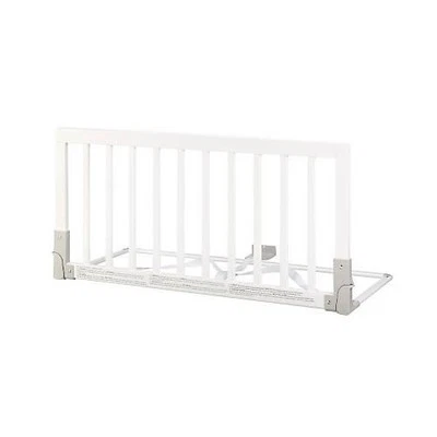 BabyDan Childrens Wooden Bed Rail Deluxe Safety Toddler Bed Guard White
