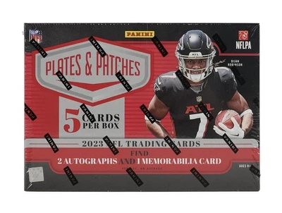 2023 PANINI PLATES AND PATCHES FOOTBALL HOBBY BOX - Image 1 of 4