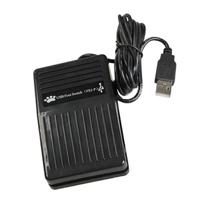 USB Foot Switch Pedal Control Pre-Program Key Mouse For Keyboard PC Computer k - Afbeelding 1 van 9