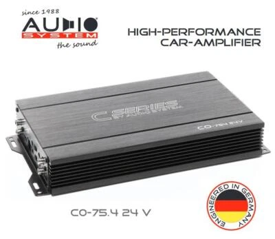 Audio System CO-75.4 24V 4-Kanal A/B Verstärker CO-SERIES 480 Watt RMS 24 Volt  - Bild 1 von 4