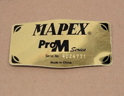 MAPEX Pro M Series Drum Badge - Image 1 of 3