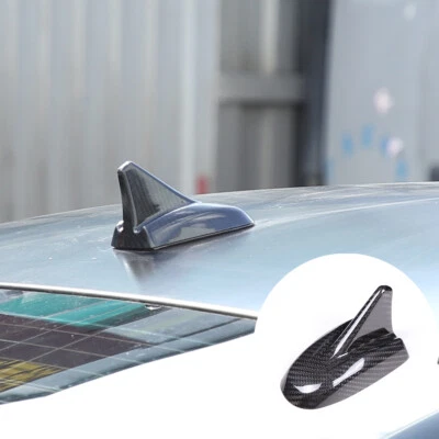 Real Carbon Fiber Roof Antenna Shark Fin Trim Cover For Maserati Ghibli 2013-16 - Image 1 of 4