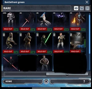 Star Wars Card Trader Green BATTLEFRONT 2 II PERSONAJE 11 juego de inserción de cartas - Imagen 1 de 1
