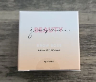 Jazmine Beauty Brow Boss BROW STYLING WAX 5g / .18 oz NIB ~ SEALED ~VEGAN - Image 1 of 3