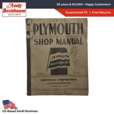 Catalogo Del Servizio Del Servizio Del Passeggero Della Plymouth 1942 - Immagine 1 di 4