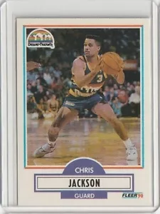 1990-91 Fleer Update Rookie Card #U-25 Chris Jackson Denver Nuggets - Bild 1 von 1