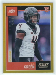 2020 Score A.J. Green Gold Zone RC 23/50 - Picture 1 of 1