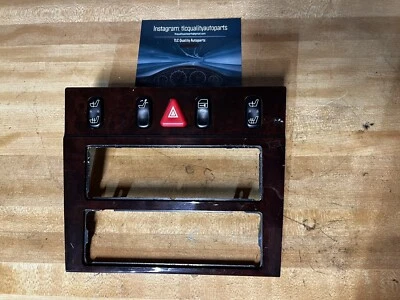 1996-1999 Mercedes-Benz W210 центр приборной панели климат-контроль радио ободок E320 * читать * - Изображение 1 из 4