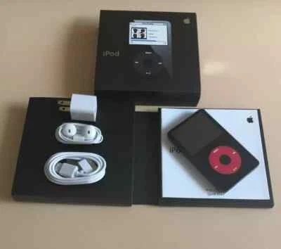 -NEW Apple iPod Classic Video 5Th Generation U2 Special Edition Black/Red (30GB) - Image 1 of 4
