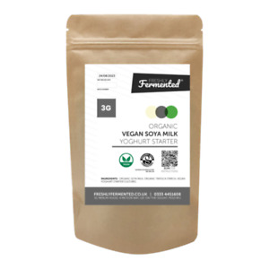 Vegan Soya Milk Yoghurt Starter | Organic Certified | UKAS Lab Tested