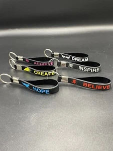 Lote de 6 Llaveros Motivacionales Crear Sueño Inspirar Lograr Esperanza Creer - Imagen 1 de 4