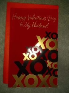 *American Greetings Happy Valentine's Card My Husband So Lucky To Be Your Wife - Picture 1 of 3