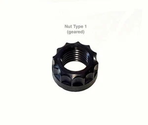 HardLite Focus R.A.T. Rear Thru Axle 12x142 12x148 Boost Non Boost Threaded Nut - Picture 1 of 8
