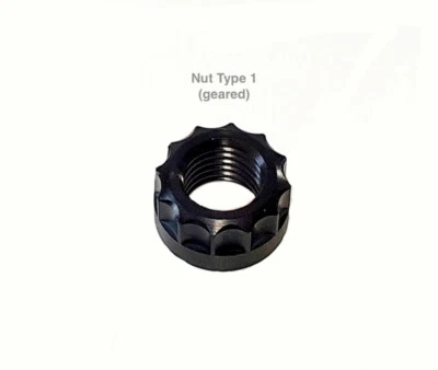 HardLite Focus R.A.T. Rear Thru Axle 12x142 12x148 Boost Non Boost Threaded Nut - Image 1 of 4
