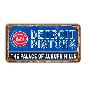 Metal sign Detroit Pistons vintage Detroit Pistons home stadium sign street sign - Picture 1 of 5