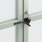 Elegant and Secure Gate Closure with Self Locking Latch and Adjustable Cable