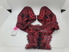 La Senza Diva  Red Black Lace Bra 36B