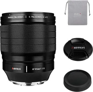 AstrHori 85mm F1.8 Medium Telephoto Prime Portrait Lens for Nikon Z Mount - Picture 1 of 7