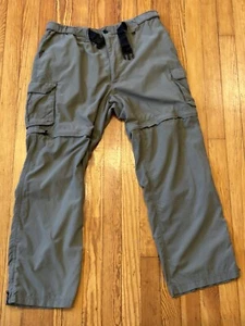 Boy Scouts Switchback Pants Mens L Green Uniform Cargo Convertible 30" inseam - Picture 1 of 17