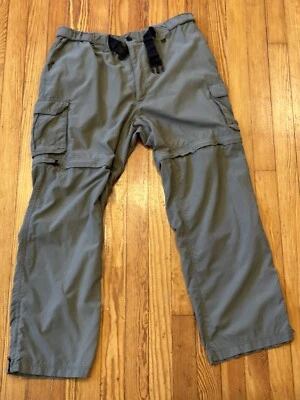 Boy Scouts Switchback Pants Mens L Green Uniform Cargo Convertible 30" inseam - Image 1 of 4