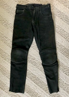Pantalones deportivos de cuero forrados Olympia Moto (30-32) Foto 1 de 4