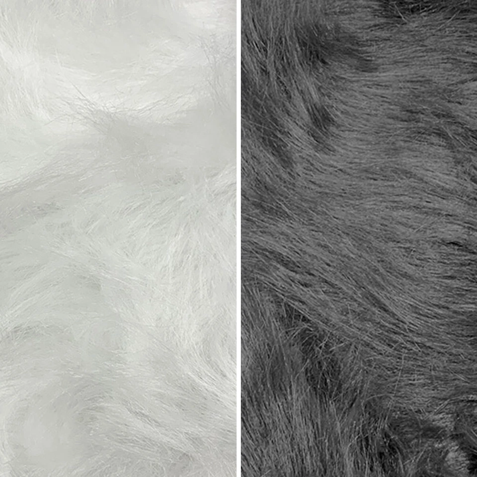 Plain 7cm Long Pile Fur Fabric Costume Toy Craft Material Oeko-Tex 155cm Wide - Image 1 of 1