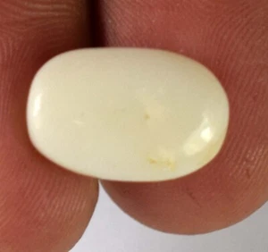 4 Ct Australian White Opal Natural Gemstone Oval Shape AGI Certified B71123 Ebay - Picture 1 of 8