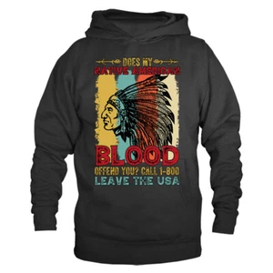 Indianer Indianer Grafik Hoodie - Bild 1 von 10