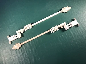 Vintage Decorative Swinging Crane Pair | Kirsch #5349 | Drapery - Curtains | USA - Picture 1 of 9