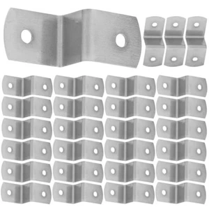 100 piezas sujetadores de marco de fotos en forma de Z clips de lona desplazados sujetadores de mesa - Imagen 1 de 12