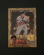2023 Topps Gilded Collection CAL RIPKEN JR #116 Ray Wave Etch Refractor /25