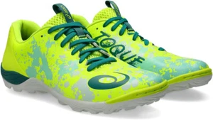 ASICS Turf Indoor Futsal Shoes TOQUE 8 TF 1113A045 Yellow Green US5(23.5cm) - Picture 1 of 7