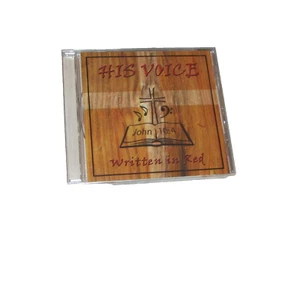 JOHN 10:4 written in red, HIS VOICE CD men's choir w/numerous vocalists (CD cab) - Picture 1 of 2
