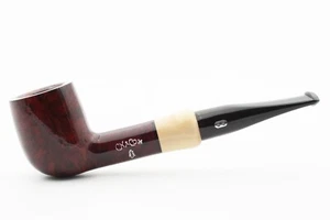 PIPA LIMITADA CHACOM NOEL 213 NAVIDAD BILLAR LISO BORGOÑA 9MM con MADERA DE BOJ - Imagen 1 de 7