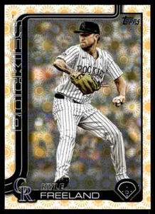 2025 Topps Series 2 Kyle Freeland #407 Sun Holiday Foil Rockies - Picture 1 of 2
