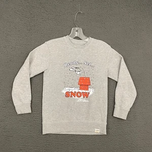 L.L. Bean x Peanuts Sweatshirt Boys Small Gray Snoopy Cartoon Cute Outdoor - Picture 1 of 8