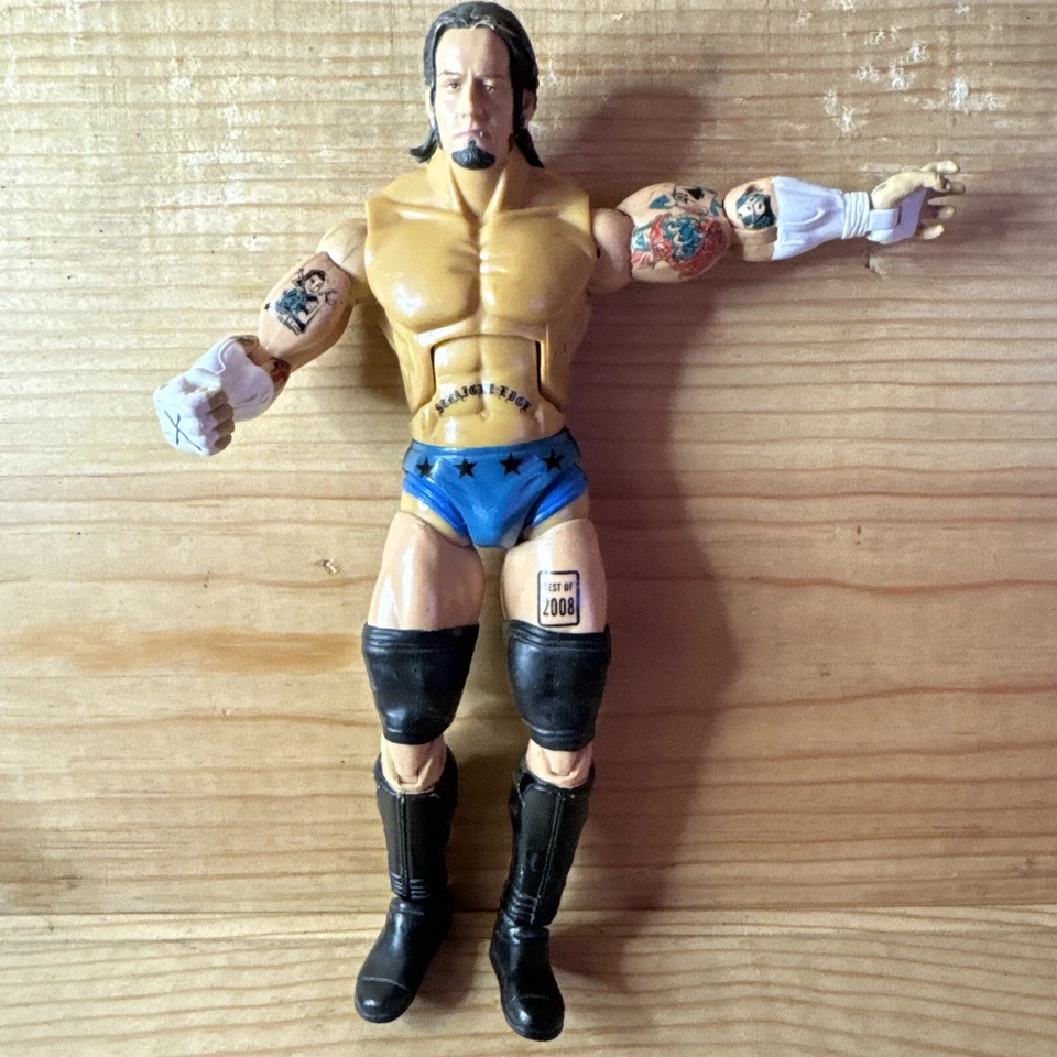 WWE WWF CM Punk Jakks Deluxe Aggression Best 2008 Phillip Brooks ECW UFC  - Photo 1/4