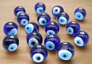 2 cuerdas, cuentas de vidrio para mal de ojo - Imagen 1 de 8