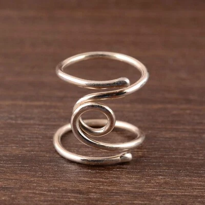 925 Sterling Silver Arthritis finger splint Ring Band Handmade Ring All Size - Image 1 of 4