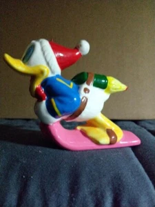 Disney Enesco Donald auf Skiern mit Jet Pack Weihnachtsschmuck - Bild 1 von 6
