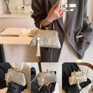 Cheongsam Buckle Chain Small Popular Single Shoulder Crossbody Bag for Women L1 - Picture 1 of 26