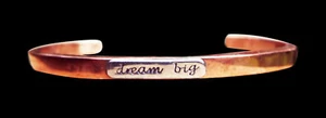 Solid Copper and Sterling Dream Big Bracelet - Picture 1 of 4