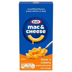 Kraft Thick 'n Creamy Mac N Cheese Macaroni and Cheese Dinner 7.25 oz Box - Picture 1 of 8