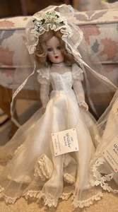 Madame Alexander Danbury Mint Reproduktion 1947 Porzellan Braut Puppe - Bild 1 von 4
